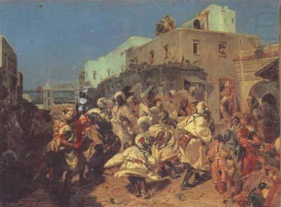 Blacks Dancing in Tangiers (san26), Alfred Dehodencq